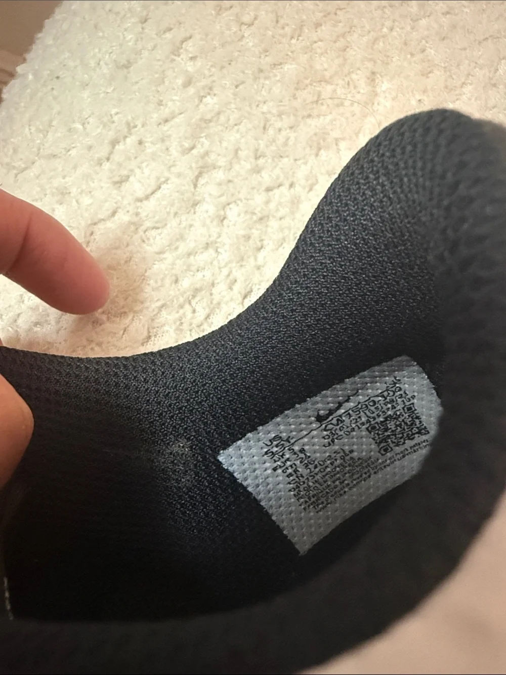 Nike Kids Black and White Low-Top Sneakers